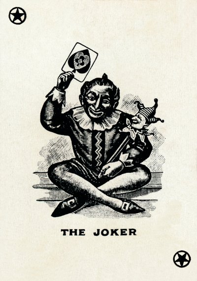 The Joker from a deck of Goodall & Son Ltd. playing cards by Unbekannt