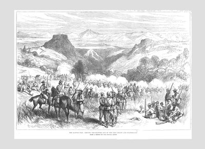 The Kaffir War - Driving the Kaffirs out of the Iron Mount and Waterkloof, 1878 by Unbekannt