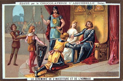 The Knights - Swearing of allegiance to the lord, Middle Ages by Unbekannt