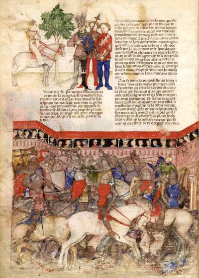 The Knights of the Round Table (detail) by Unbekannt