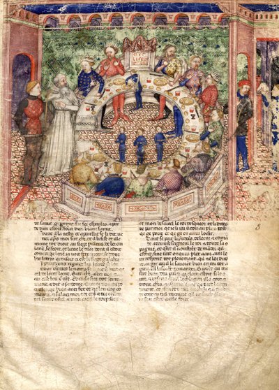 The Knights of the Round Table (detail) by Unbekannt