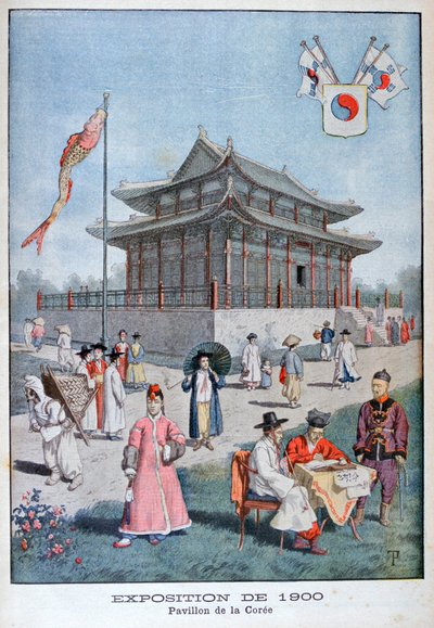 The Korean Pavilion at the Universal Exhibition of 1900, Paris, 1900 by Unbekannt