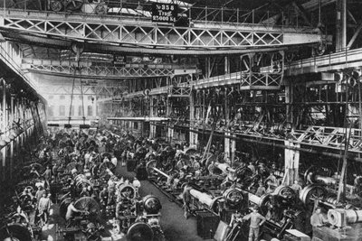 The Krupp gun factory number 1, Essen, Germany, World War I by Unbekannt