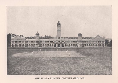 The Kuala Lumpur Cricket Ground, Malaya, 1912 by Unbekannt