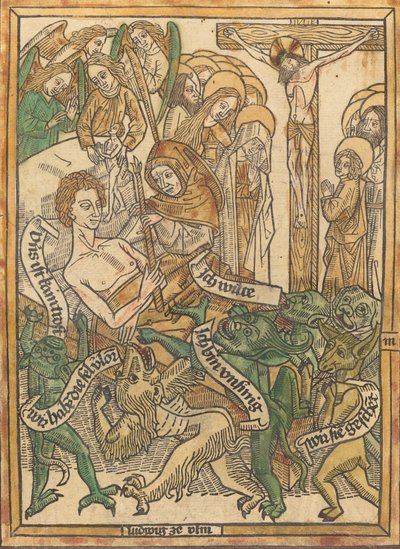 The Last Agony of the Dying Man by Unbekannt