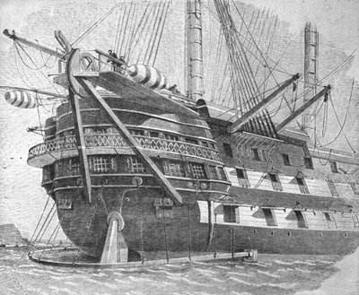The Laying of the Atlantic Cable, 1857: H.M.S. Agamemnon by Unbekannt