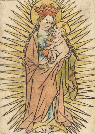The Madonna and Child with a Pear by Unbekannt