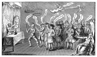 The Magician or Bottle Conjurer. English Credulity: or, You
