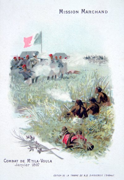 The Marchand Expedition: Fighting at Mtila Voula, January 1897 by Unbekannt