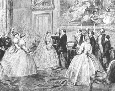 The Marriage of Princess Alice with Prince Louis of Hesse, 1862 by Unbekannt