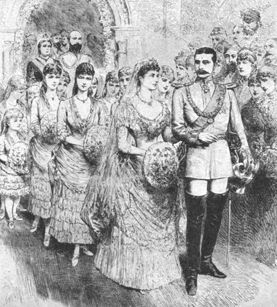 The Marriage of Princess Beatrice with Prince Henry of Battenberg by Unbekannt