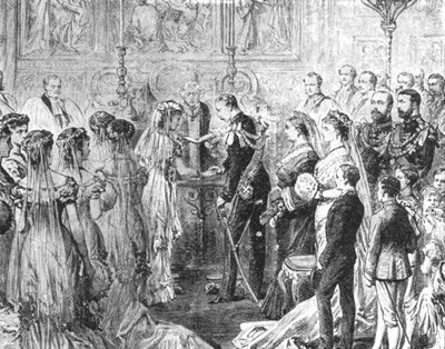 The Marriage of The Duke of Connaught with Princess Louise Margaret of Prussia, 1879, 1901 by Unbekannt