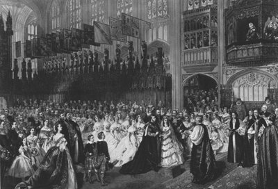 The Marriage of the Prince of Wales with Princess Alexandra of Denmark by Unbekannt