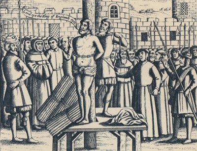 The Martyrdom of Master William Tindall in Flanders by Vilvord Castle by Unbekannt