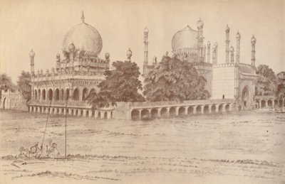 The Mausoleum of Ibrahim Shah, King of Bijapur, at Bijapur, 1821, 1936 by Unbekannt