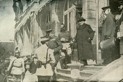 The Meeting of the British and French Ministers of War by Unbekannt