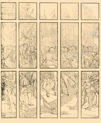 The Meeting of the Kings in the Golden Valley, 1883 by Unbekannt