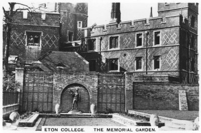 The Memorial Garden Eton College by Unbekannt