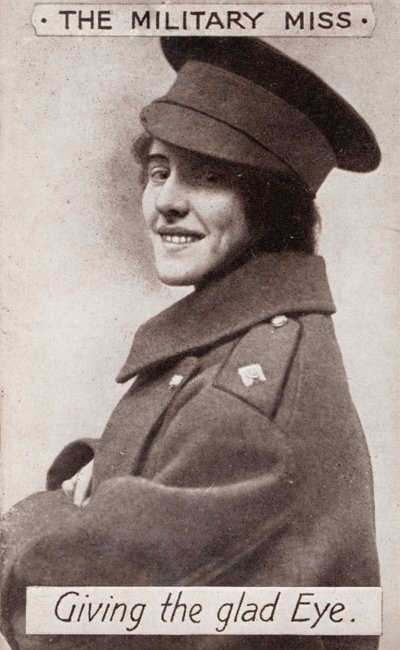 The Military Miss - Giving the glad Eye, c1914 by Unbekannt