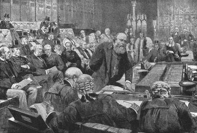 The Ministerial Bench of the House of Lords by Unbekannt