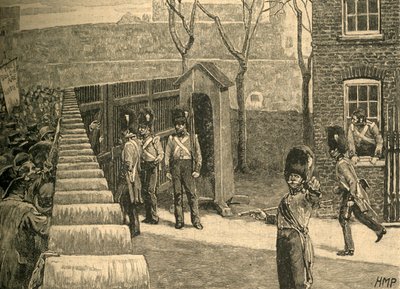 The Mob of Spenceans Summoning the Tower of London by Unbekannt
