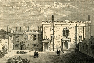 The Monastery of St. John of Jerusalem, Clerkenwell - The Chapel from the South, c1872 by Unbekannt
