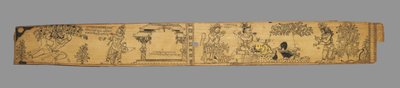 The Monkeys and Bears Fight Ravana and His Demons (verso) by Unbekannt