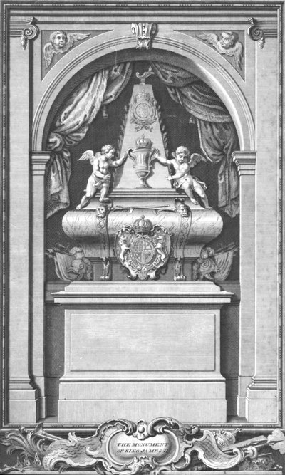 The Monument of King James II. Erected in Paris by Unbekannt