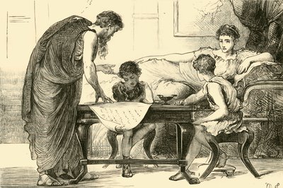 The Mother of the Gracchi, 1890 by Unbekannt