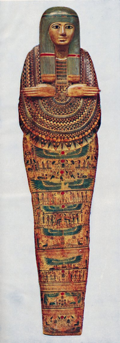 The Mummy Case of a Priestess of Ammon-Ra Dating from 1600 BC by Unbekannt