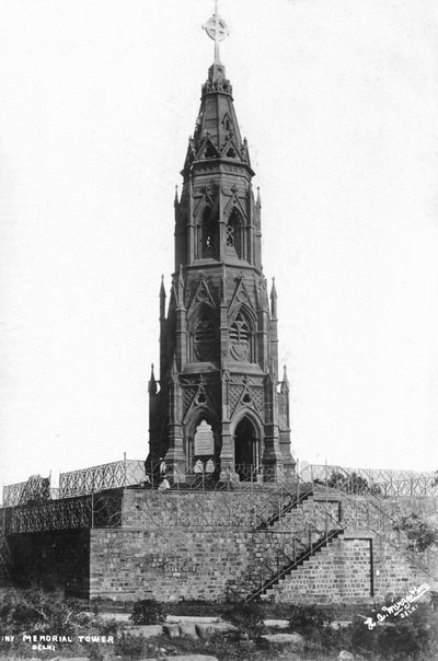 The Mutiny Memorial Tower, Delhi, India by Unbekannt