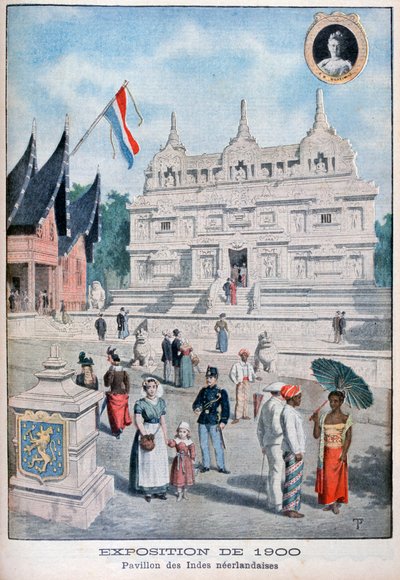 The Netherlands Indies pavilion at the Universal Exhibition of 1900, Paris by Unbekannt