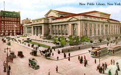 The New Public Library, New York, USA by Unbekannt