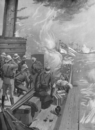 The Nile Expedition, 1884-85: The Naval Brigade rescuing Sir Charles Wilson by Unbekannt