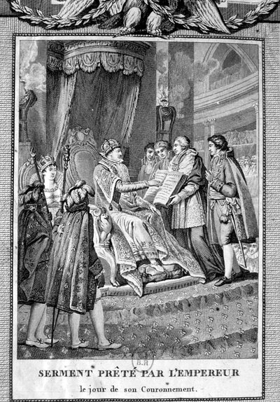The Oath of the Emperor, 2nd December 1804 by Unbekannt