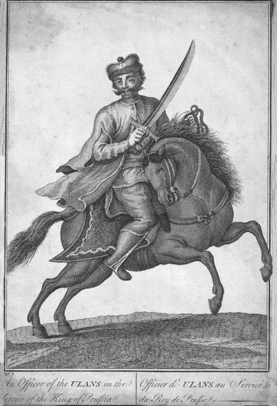 The Officer of the Ulans in the Service of the King of Prussia by Unbekannt