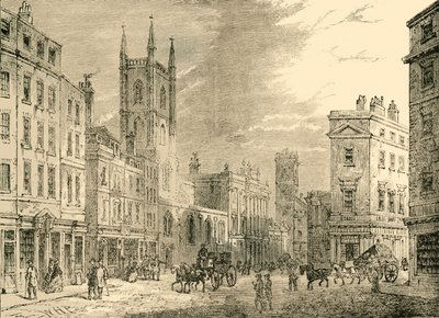 The Old Bank of England, Looking from the Mansion House by Unbekannt