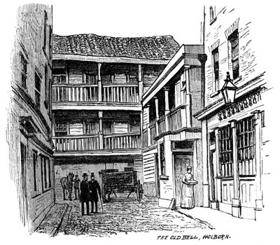 The Old Bell Coaching Inn, Holborn, London, 1887 by Unbekannt