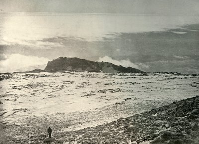 The Old Crater of Erebus, with an Older Crater in the Background by Unbekannt