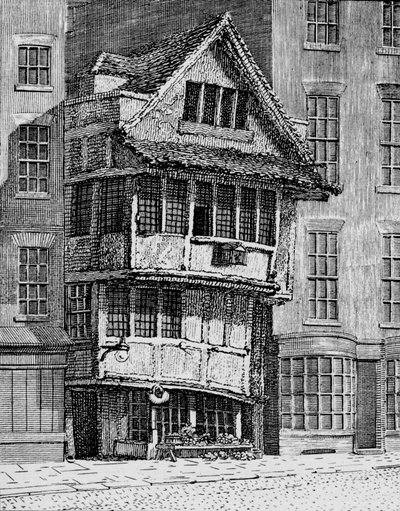 The Old Fountain in the Minories, City of London by Unbekannt