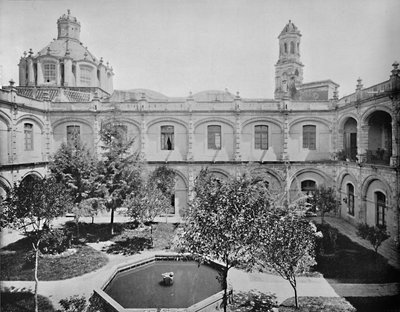 The Old San Hipolito Convent, City of Mexico by Unbekannt