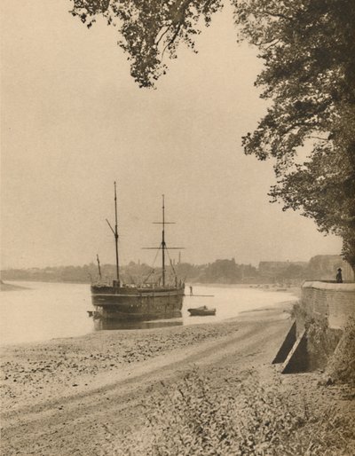 The Old Stork at Her Moorings Off Chiswick Mall by Unbekannt