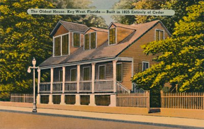 The Oldest House, Key West, Florida - Built in 1825 Entirely of Cedar by Unbekannt