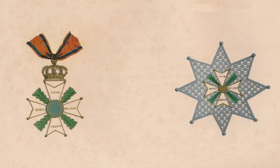 The Order of Wilhelm of the Netherlands, c19th century by Unbekannt