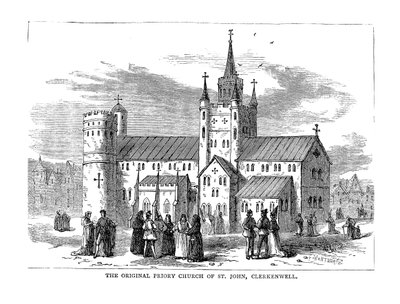 The Original Priory Church of St. John, 1878 by Unbekannt