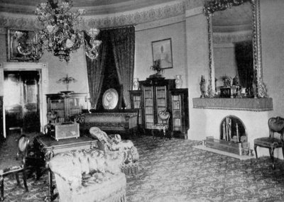 The Oval Sitting-room at the White House, Washington DC, USA by Unbekannt