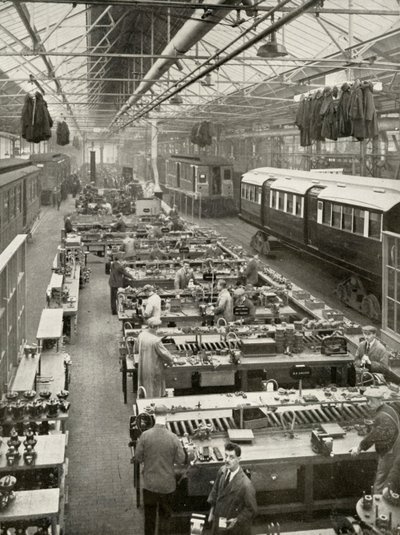The Overhaul of Underground Rolling Stock Owned by the London Passenger Transport by Unbekannt