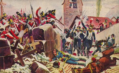 The Ox and Bucks Light Infantry, The Battle in the Churchyard at Vimiero by Unbekannt