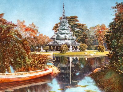 The Pagoda, Eden Gardens, Calcutta, India, early 20th century by Unbekannt