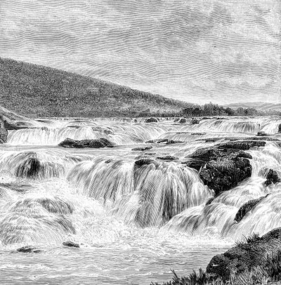 The Paikari Falls in the Nilgiris, India by Unbekannt